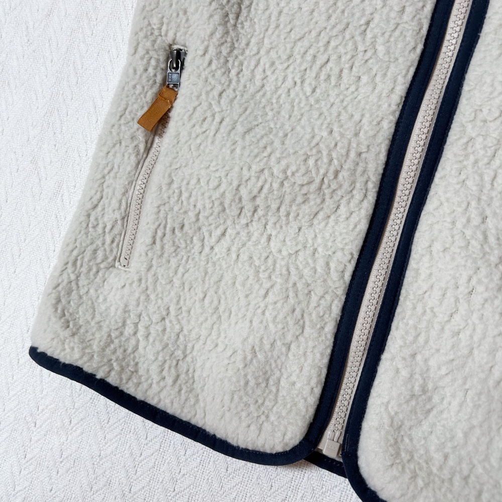 PATAGONIA W’s Retro Pile Vest Pelican Cream Fleece XS - excellent condition - Picture 9 of 12